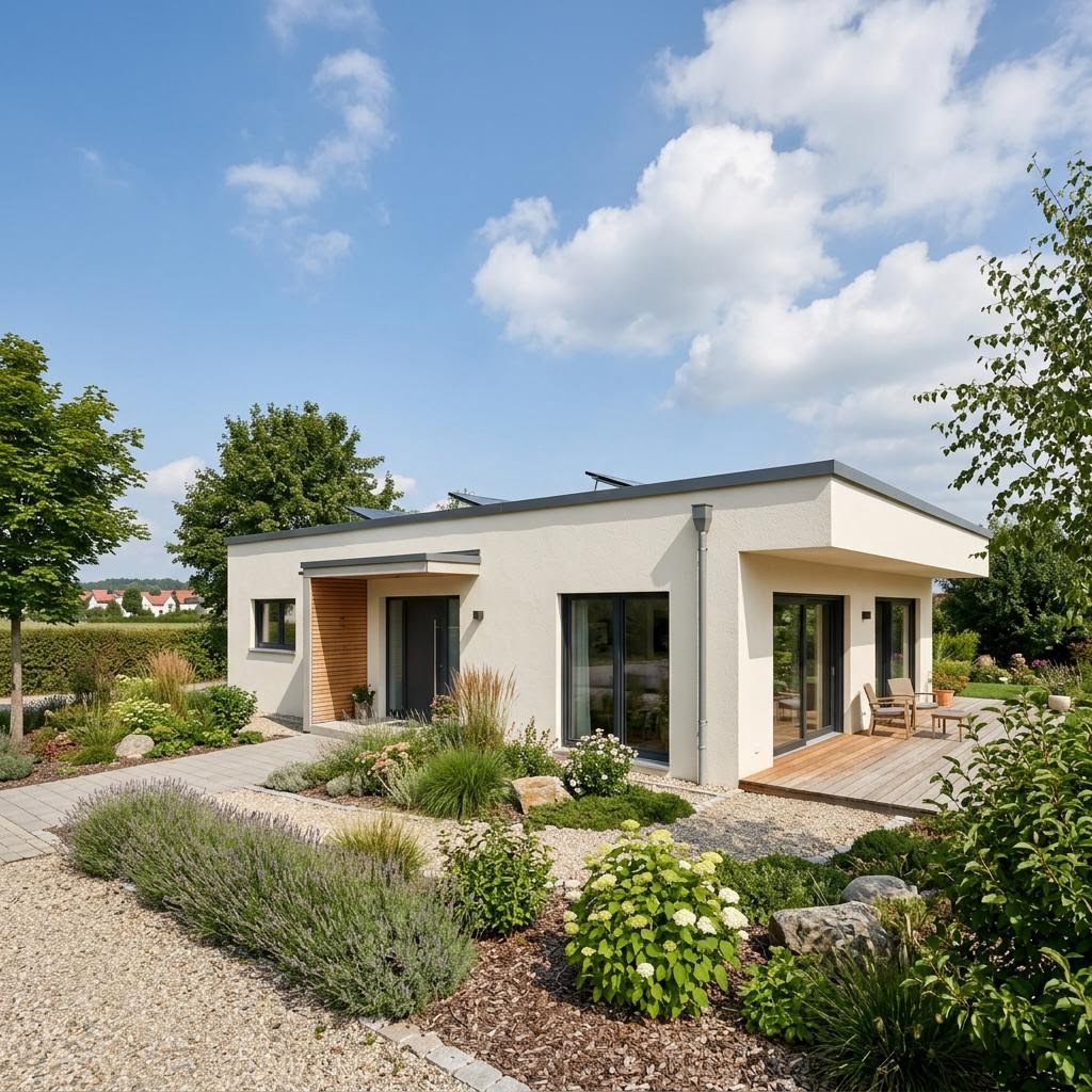 Bungalow Bungalow Flach 124 von Econ Das Haus — Massivhaus mit rund 124 m²