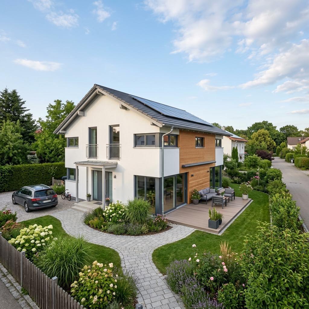 Einfamilienhaus Familia 138 von Kern-Haus — Massivhaus mit Satteldach und 138 m²