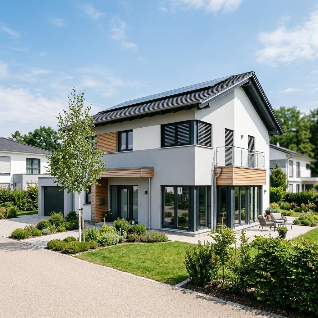 Einfamilienhaus Familia 165 von Kern-Haus — Massivhaus mit Satteldach und 165 m²