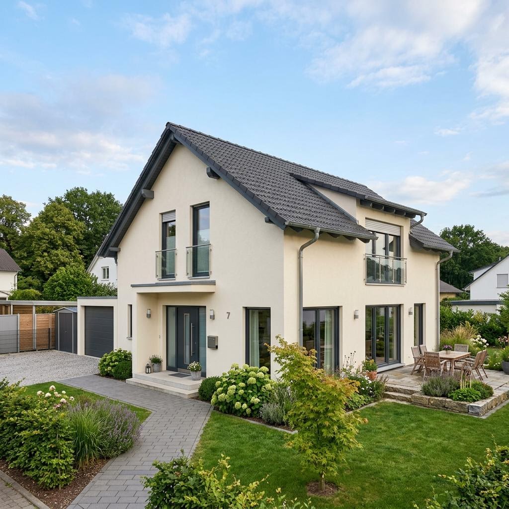 Einfamilienhaus Massiv Familie 160 von Team Massivhaus — Massivhaus mit rund 160 m²