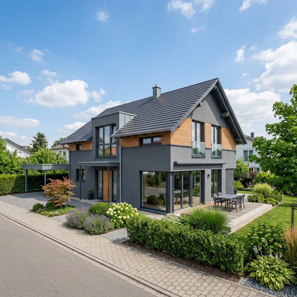 Einfamilienhaus Edition 425 von Viebrockhaus — Massivhaus mit fünf Zimmern und Satteldach