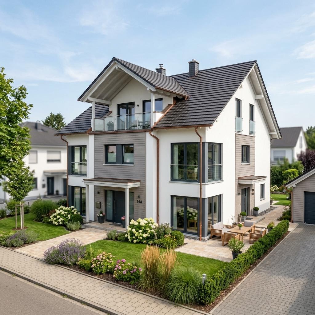 Mehrgenerationenhaus Familia 215 von FIBAV Massivhaus — Zwerchdach, 215 m²