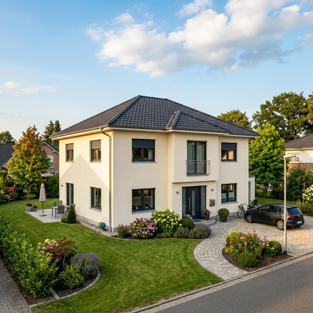 Massive Stadtvilla Flair 156 von Town & Country mit Walmdach